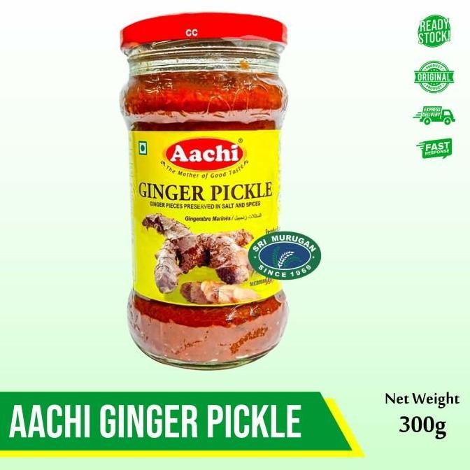 

Ready stock] AACHI GINGER PICKLE 300 GR