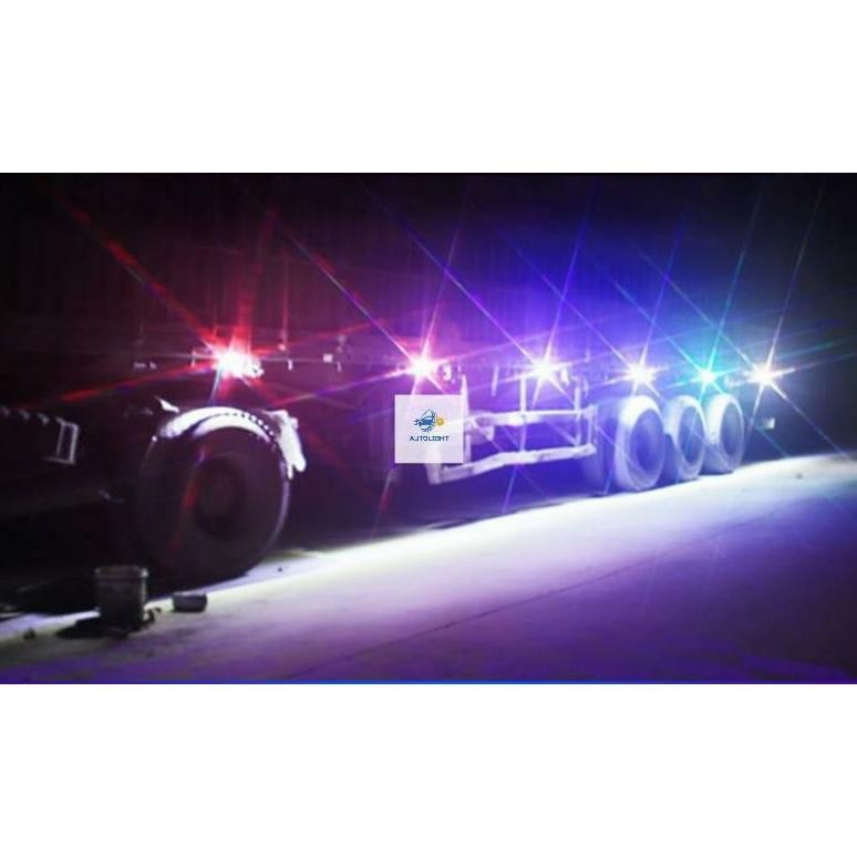 Lampu Samping Bak Truck Mobil 24 Volt Dan 12 Volt Sein Nyalah Runing 40LED