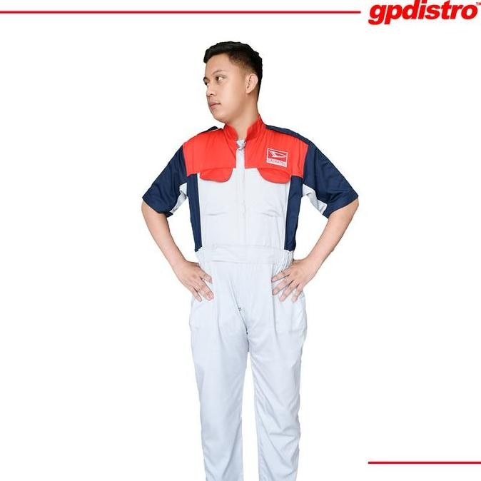 Seragam Wearpack Mekanik Bengkel Daihatsu Bordir Kerja