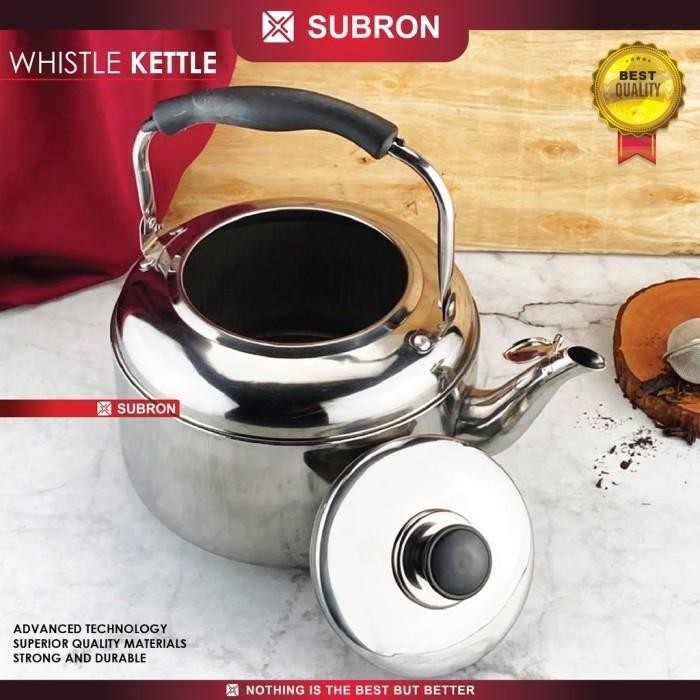 Subron Whistle Kettle Teko Peluit Bunyi Teh Kopi Air Panas 6 Liter Original Dan Terpercaya