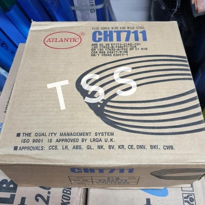 Kawat Las MIG Flux Cored CHT711 Atlantic FCAW AWS A5.20 E71T-1C