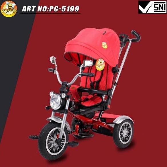 Sepeda Anak Bayi Balita Dorong Roda 3 Tricycle Pacific Pt5199 Sni