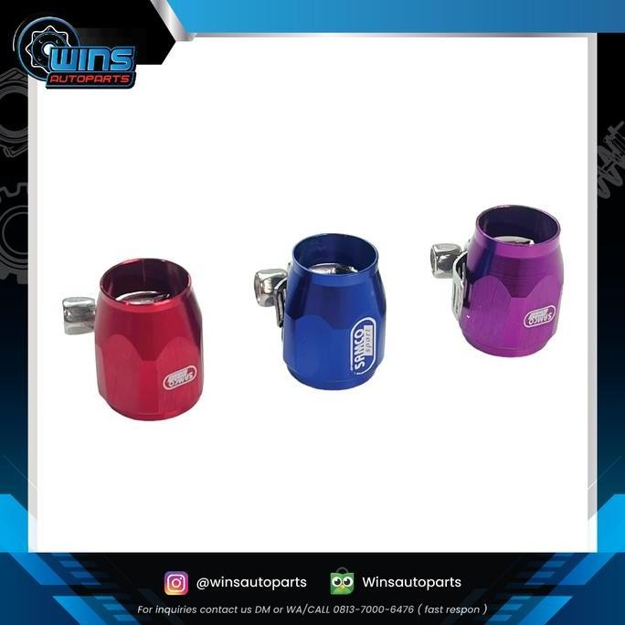 Asli Klem Selang Radiator Samco Sport AN4 AN6 AN8 AN10 AN12 Radiator Hose Clamp