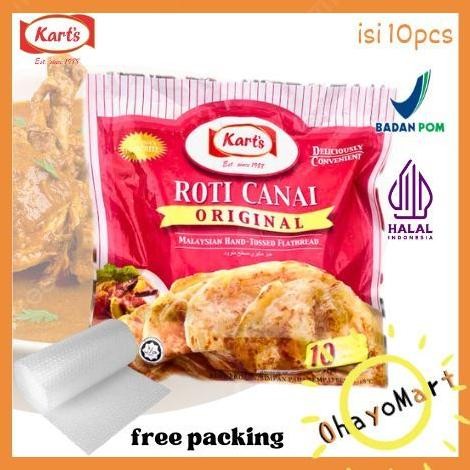 

Promoo!! Karts Roti Canai Original / Roti Maryam / Tossed Flatbread Halal 580gr