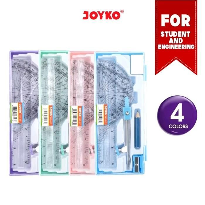 

SWG Jangka JOYKO MS-87 Fullset Penggaris/Math Set Mathset JOYKO MS87