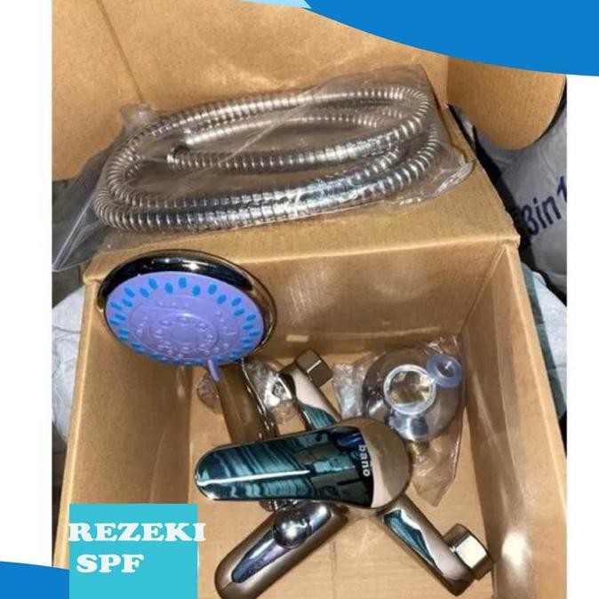 TERMURAH - Kran Air Panas Dingin/Kran Shower/Kran Bathtub Mixer Set Bano Stainles
