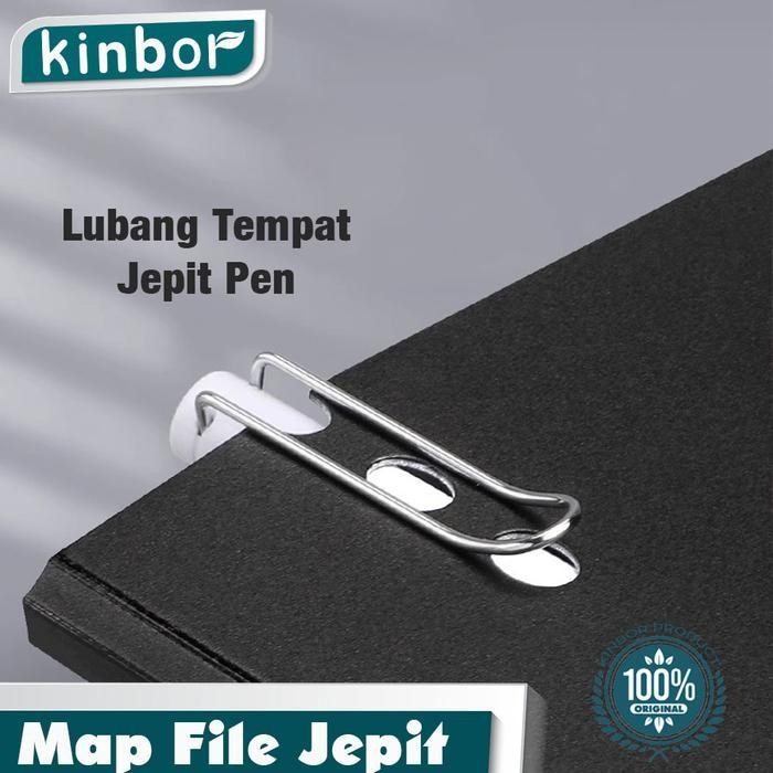 

SWG KINBOR Map kertas 2 sisi A4 A3/ Clipboard with cover/ Map folder dokumen file Stationery Alat secure folder