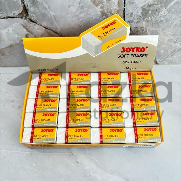

SWG SATU PACK ( 40 PCS ) Penghapus Kecil Putih Joyko