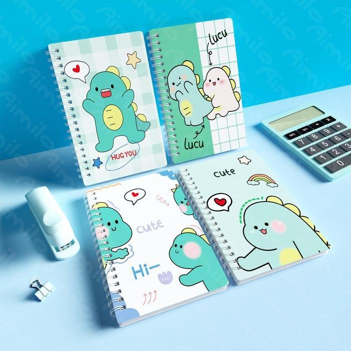 

SWG [READY] 4PCS Aimilo Notebook A5 Buku Diary Aesthetic Buku Jurnal Buku Catatan Buku Note Stiker Buku Tulis Aesthetic Sekolah Stationary Kertas Binder Paper