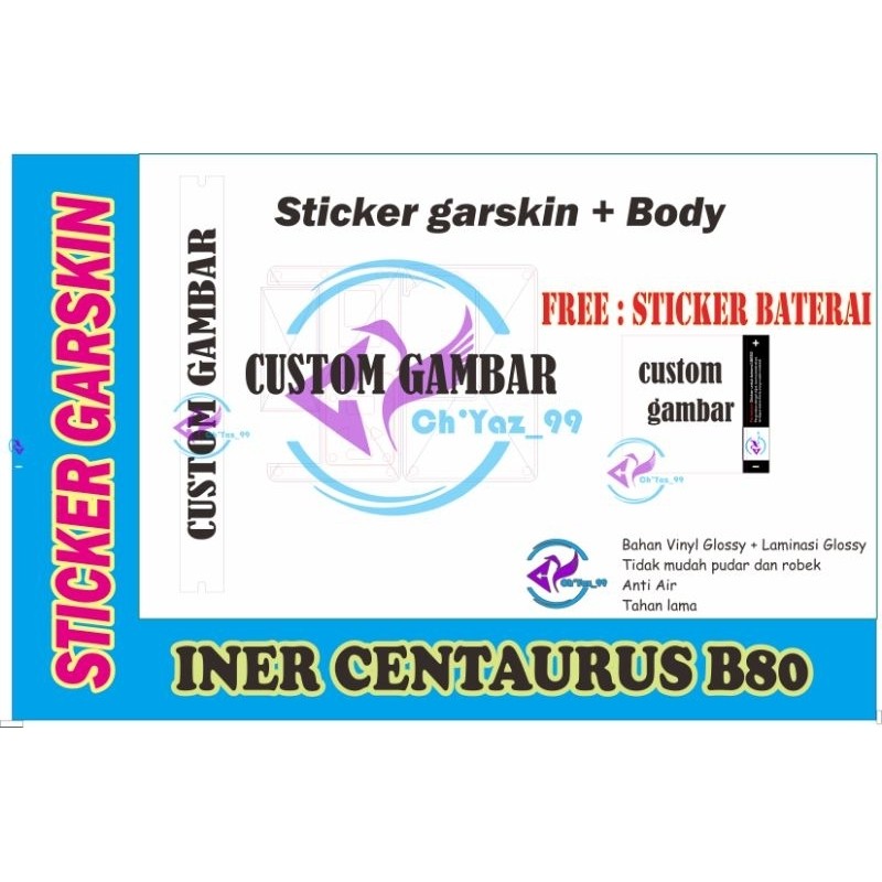 

Presisi Terlengkap Kin One Stiker Full Premium Bisa Custom Dan COD Wrap Skin
