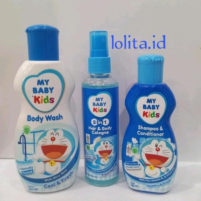 My Baby Kids Paket Lengkap Bodywash , Smp 100Ml , Cologne