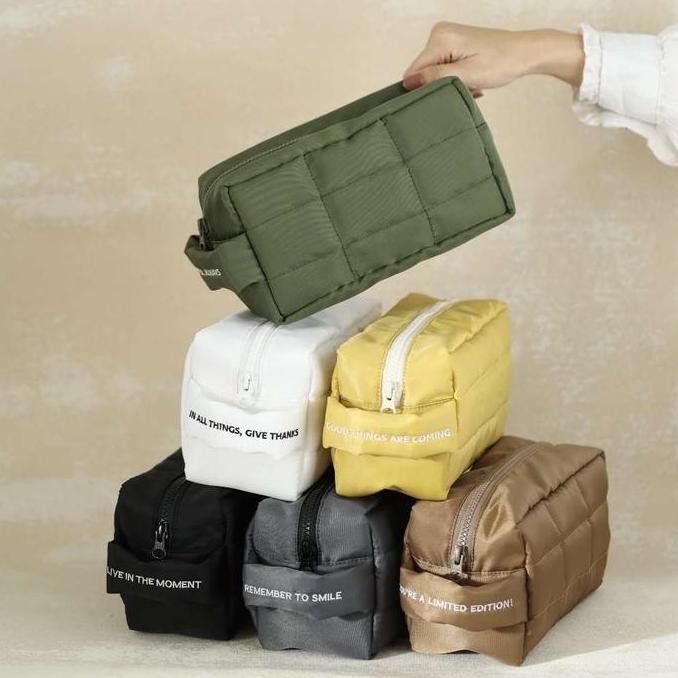 Boxy Pouch - Pouch Make Up / Organizer Pouch / Pouch Travel / Pouch Kabel - Goodmoments