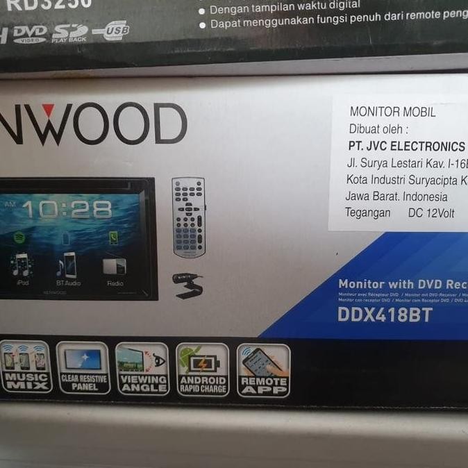 // Kenwood Ddx418Bt //