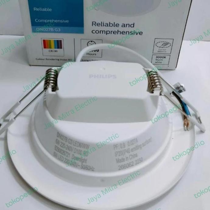 Philips Downlight Led Dn027B G3 6Watt Lampu Led Philips 6W