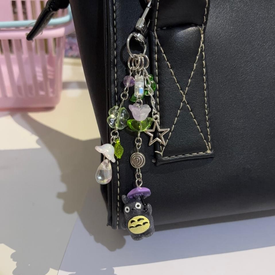 Totoro Forest Charm Keychain Gantungan Kunci Tas Totoro Studio Ghibli