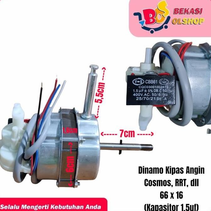 Produk Baru Dinamo Kipas Angin Cosmos Miyako Sanex GMC Motor Kipas Angin Sparepart