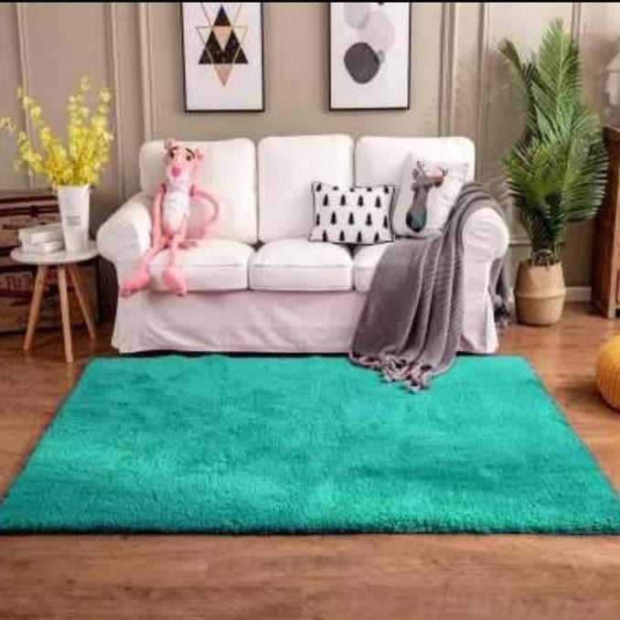 KARPET BULU RASFUR UKURAN 160 X 100 TEBAL +-5,5CM PILLOW