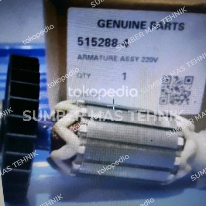 (1) ARMATURE HR2470 ANGKER ORI ROTOR MESIN BOR BOBOK MAKITA ROTARY HAMMER sumbermte Ayo Beli