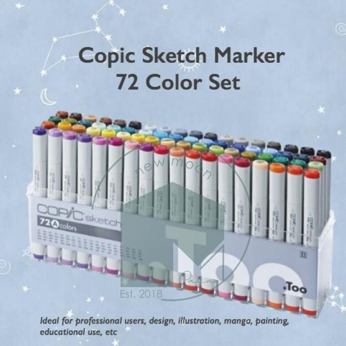 

Copic Sketch Marker Set 72 Set A B C D E Spidol Warna Arsitektur Manga