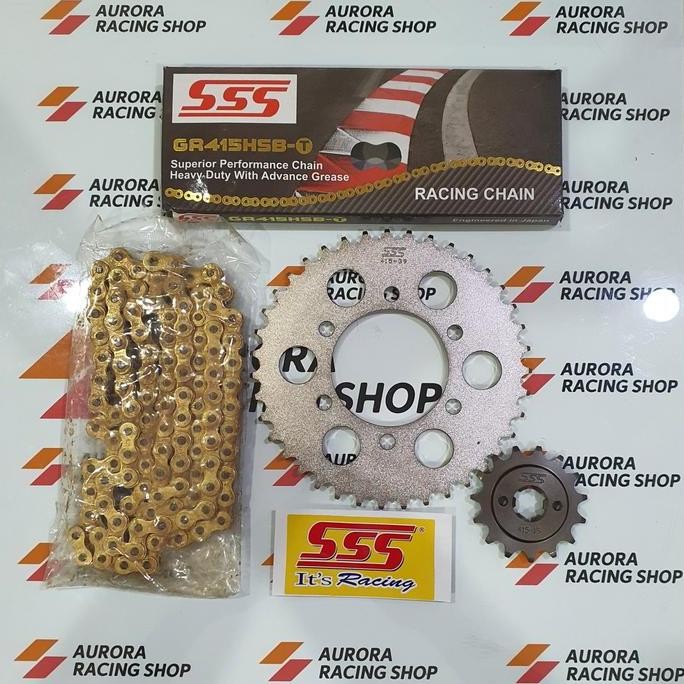 Gear Set Sss 415: Ninja 150 R - Ninja 150 Ss Ninja 150 Rr & Rantai Sss 415 Hsbt 130L