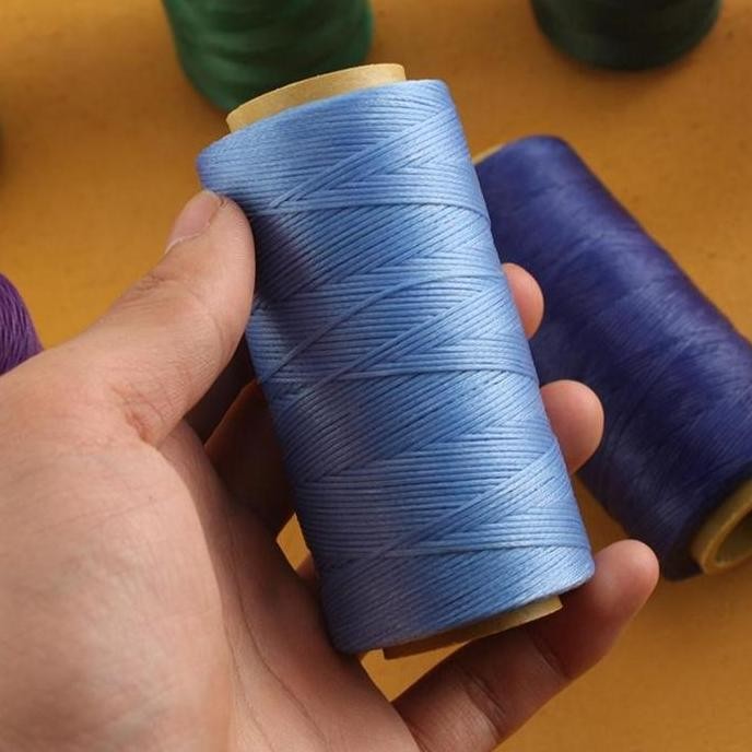 

0,8 mm Waxed Leather Thread | benang jahit kerajinan kulit alat kulit