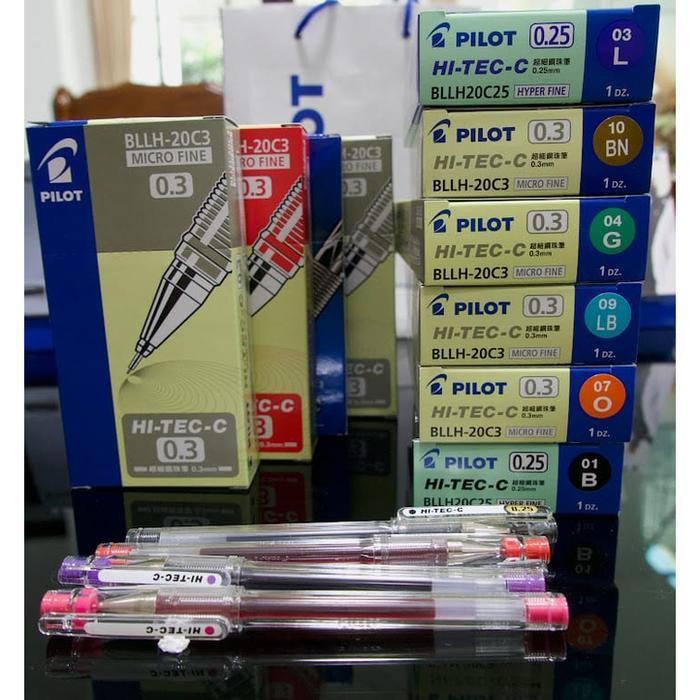 

Sp Bolpen Pilot Hitec C 0.25/0.3/0.4/0.5( Lusin )
