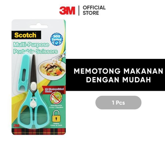 

TERMURAH - 3M Scotch Portable Scissors, Memotong makanan dengan mudah, 1 pc