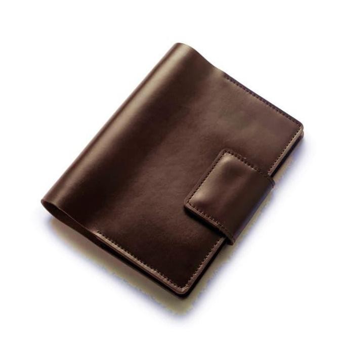 

Binder kulit asli A5 lose leaf agenda kampus coklat PHBD1008 sampul