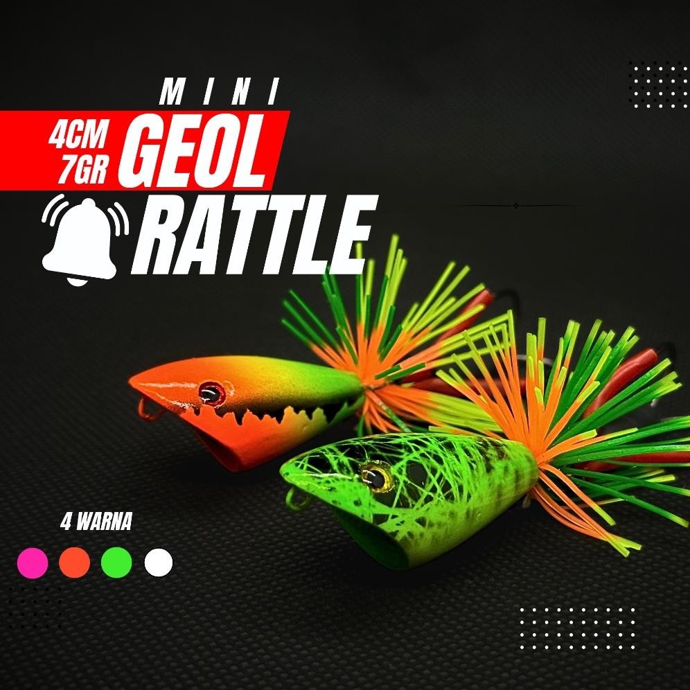 Mini Geol Umpan Casting Gabus Killer Kayu Jump Frog Lure Murah Nugi