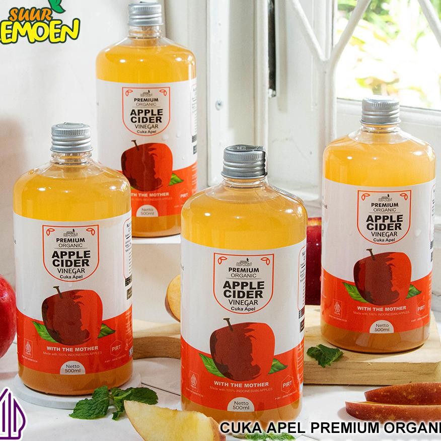 

Suur Lemoen Cuka Apel Organic Cider Vinegar Paket Hemat 2 Liter 4