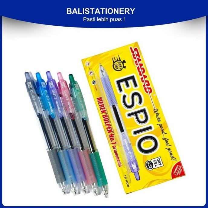 

$+$+$+$+] Pulpen Pena Bolpoin Standard Pen - Espio 0.38 mm