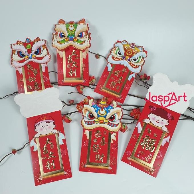 

,,,,,,,] Angpao Barongsai Imlek Angpao Imlek Keluaran Imlek 2024 Shio Naga