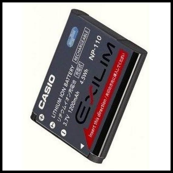 Ready - Battery For Kamera Casio Batre Exilim EX-Z2000 NP-110 Baterai Camera EX-Z2300 Z3000 ZR10 Bat