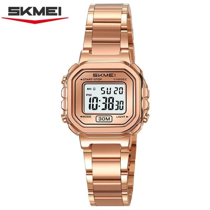 Jam Tangan Wanita Kecil Digital Tali Stainless Skmei 2387