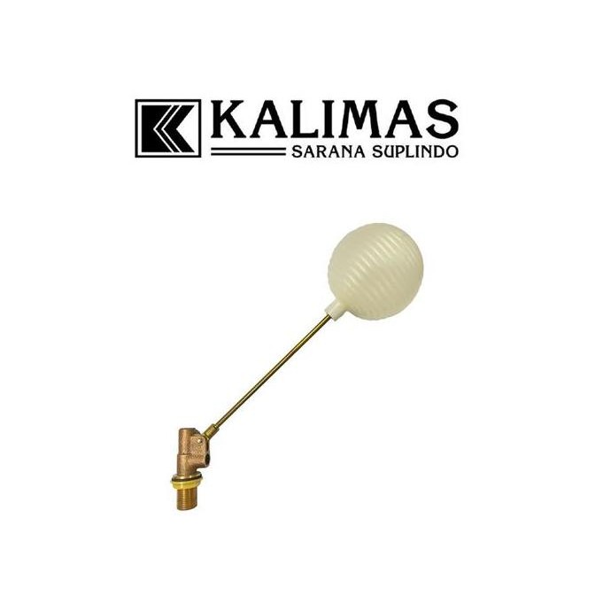 TERBARU - Floating Valve Brass Thd (KAKUDAI) - Pelampung Bola Tangki Air d. 1/2"