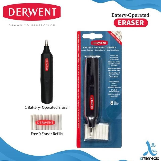 

Penghapus Pensil Derwent Battery Operated Eraser and Refill Blister
