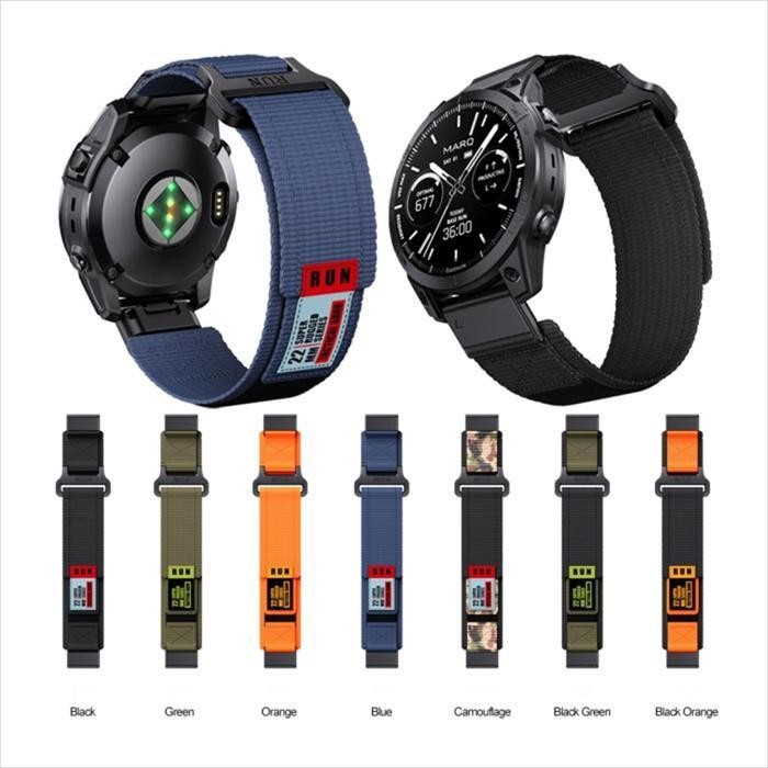 Strap Nylon Tactical Garmin Fenix 7/6, Fr 965,  Tactix 7 / Epix Pro 47 Tali Jam Original Dan Terperc