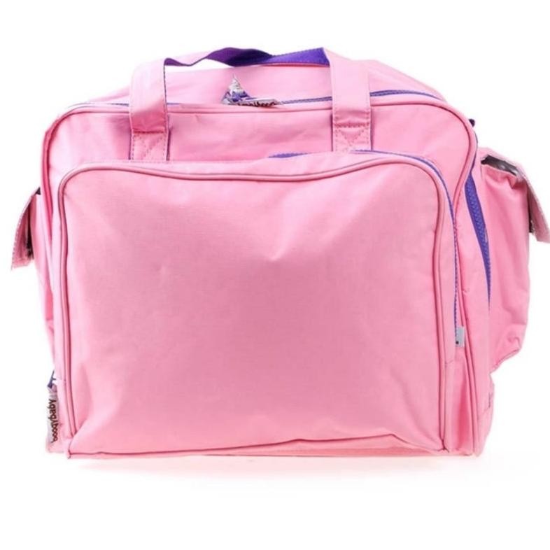 Boogy Baby Tas Perlengkapan Bayi Pink / Tas Travel Bayi Boogybaby Tas Popok Tas Bayi Premium Pink