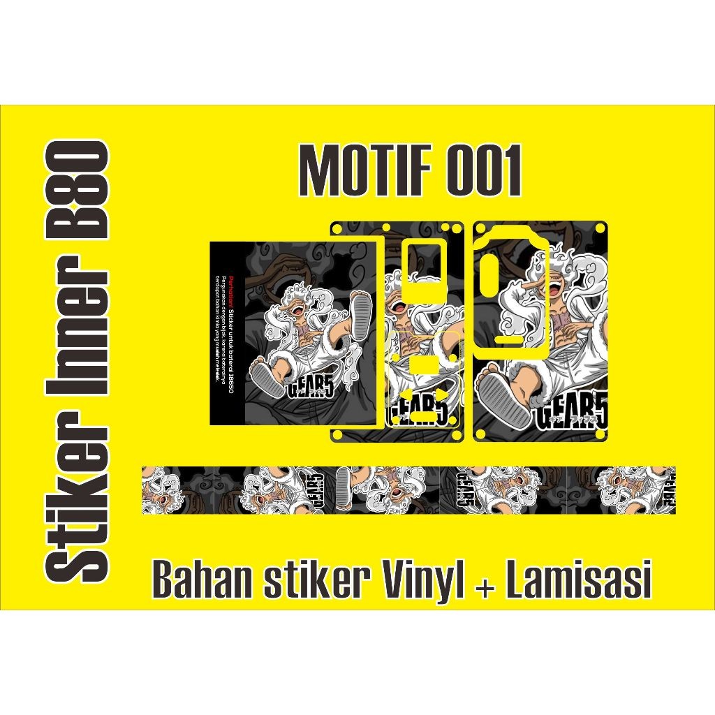 

Premium Cut - B80 Iner 001 Garskin Stiker / Case Custom Terlaris 2PCS/ Fullbody