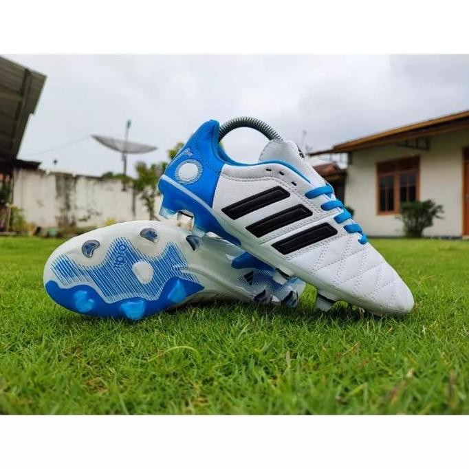Sepatu Bola Adipure 11 Pro White Blue Terlaris
