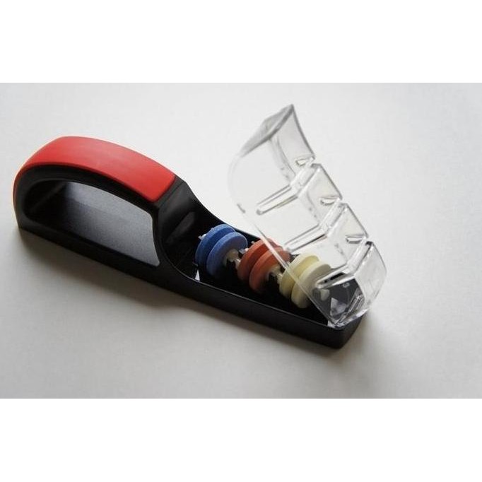 

NEW MinoSharp Plus3 Water Sharpener Global No550/BR Black Red madein japan