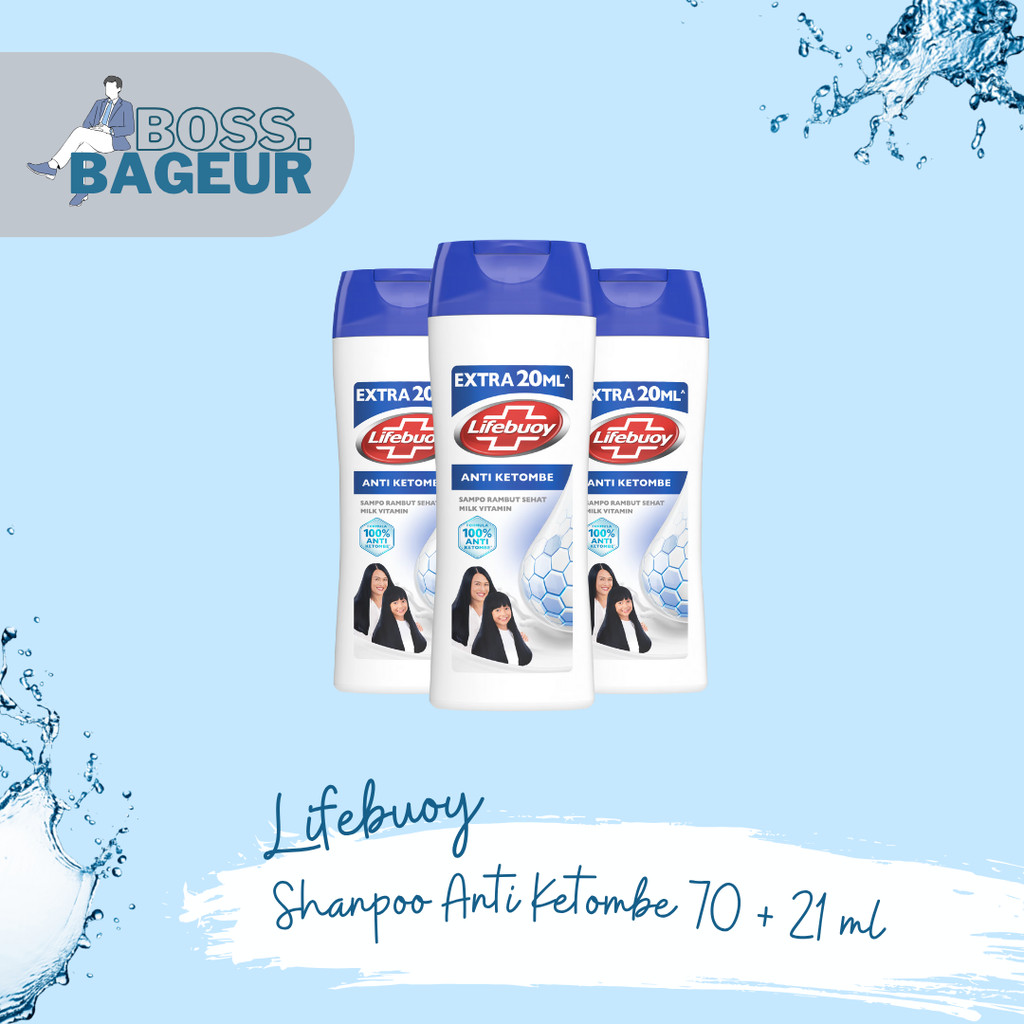 Lifebuoy Shampoo Anti Ketombe 70+21 Ml / Shampoo Lifebuoy