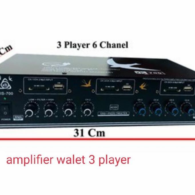 Promo Amplifier walet kis 700 ampli walet 3player COD
