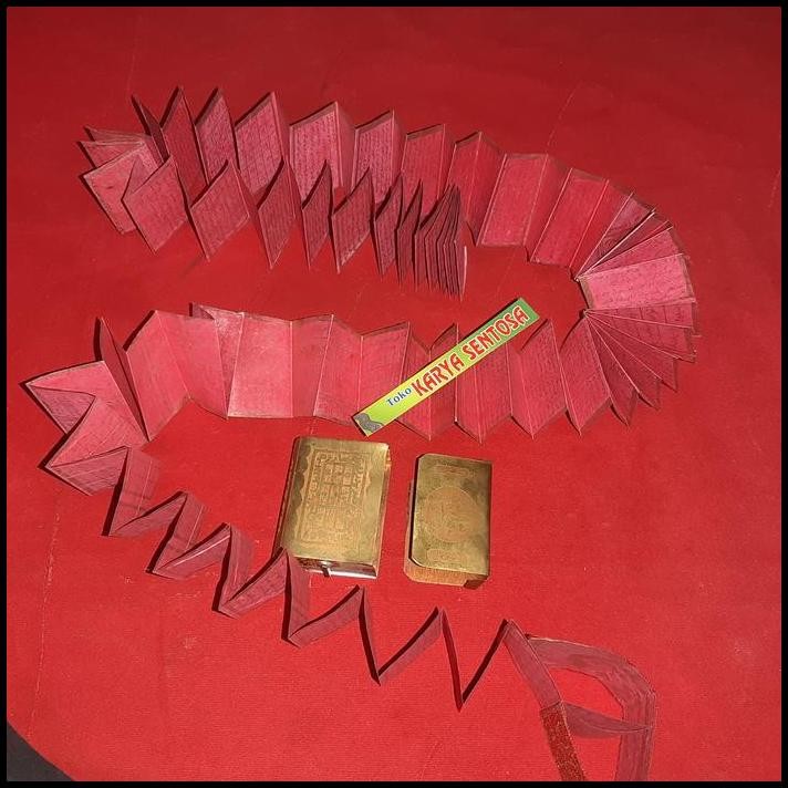 Barang Antik Stambul Tinta Mas 2mtr Kotak Warna Kuning