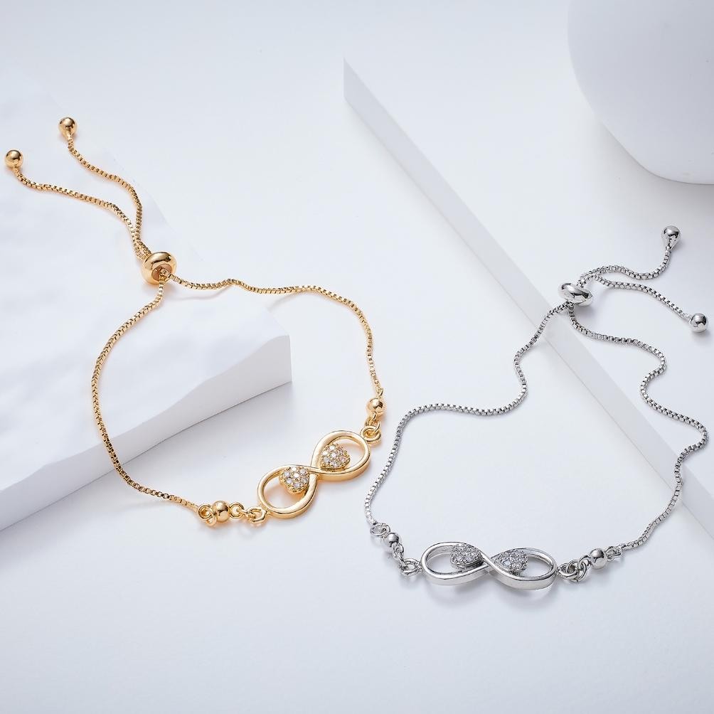 rwet-23 To94 Hyl Jewelry 174B COD Couple gelang titanium wanita anti karat emas muda couple pasangan