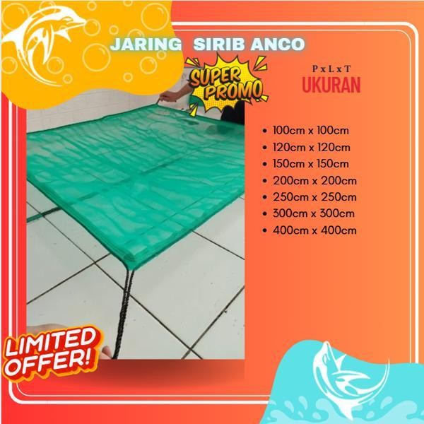 FT JKI Promo jaring sirib anco berbagai ukuran siap pakai