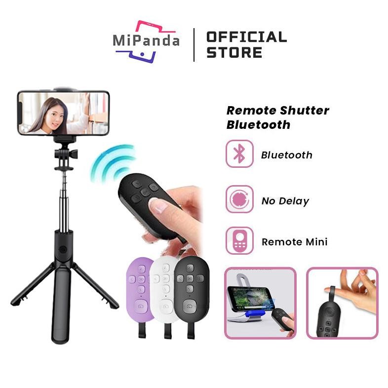 Mipanda Bluetooth Remote Control Tomsis Selfie Universal For Android & IOS / Tomsis Remote Kamera Se