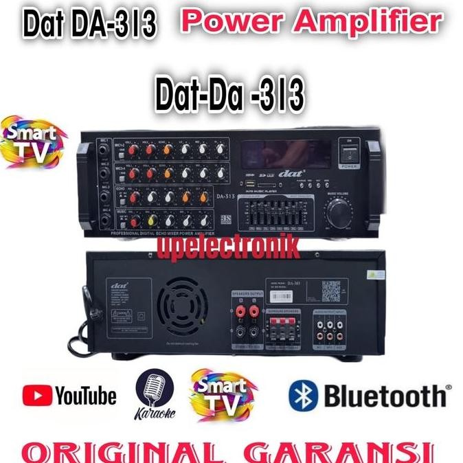 Promo Power Mixer DAT DA-313 Power Amplifier Karaoke Professional Bluetooth COD