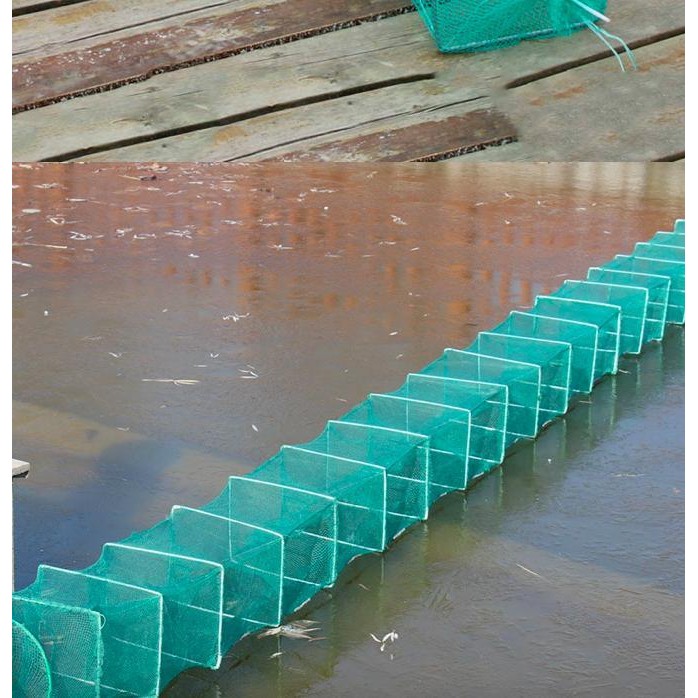 FT BUBU NAGA 15 METER PERANGKAP IKAN UDANG LOBSTER JARING IKAN JALA HIJAU