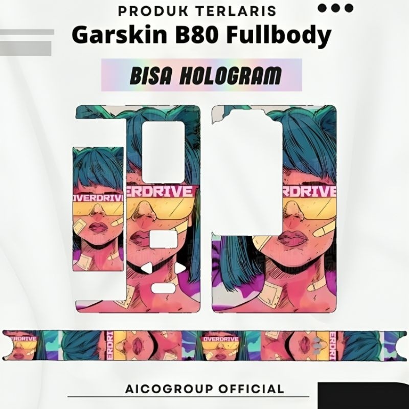 

Premium Cut - Cinta B80 Quantac Non Hologram 8 Garskin Stiker / Case Custom Terlaris 2PCS/ Fullbody